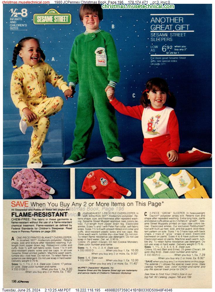 1980 JCPenney Christmas Book, Page 196