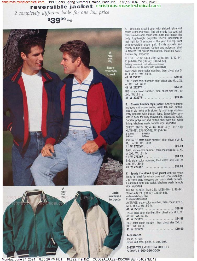 1993 Sears Spring Summer Catalog, Page 311
