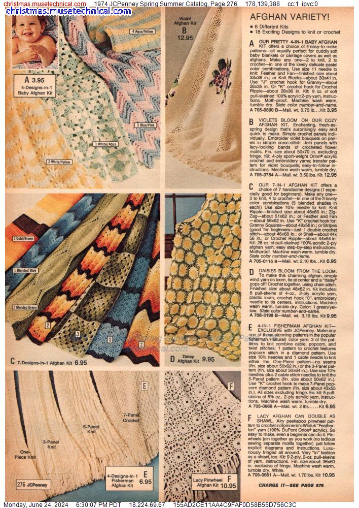 1974 JCPenney Spring Summer Catalog, Page 276