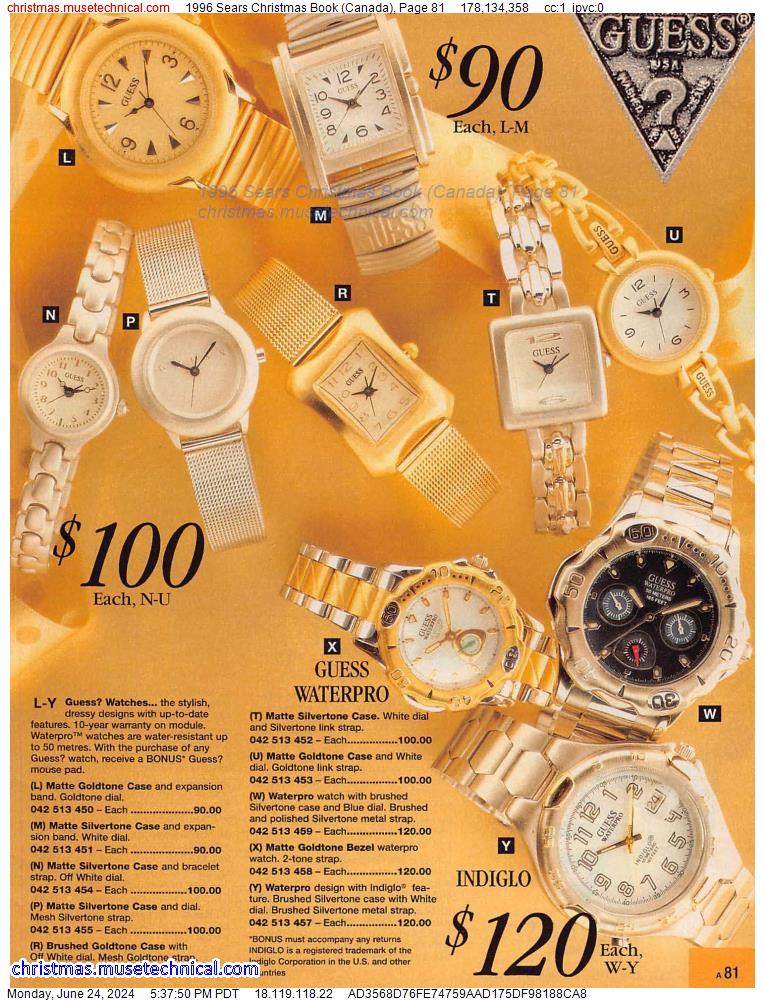 1996 Sears Christmas Book (Canada), Page 81