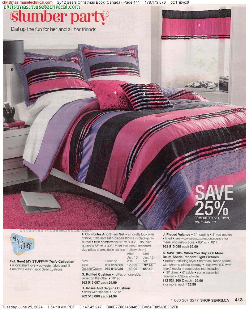 2012 Sears Christmas Book (Canada), Page 441