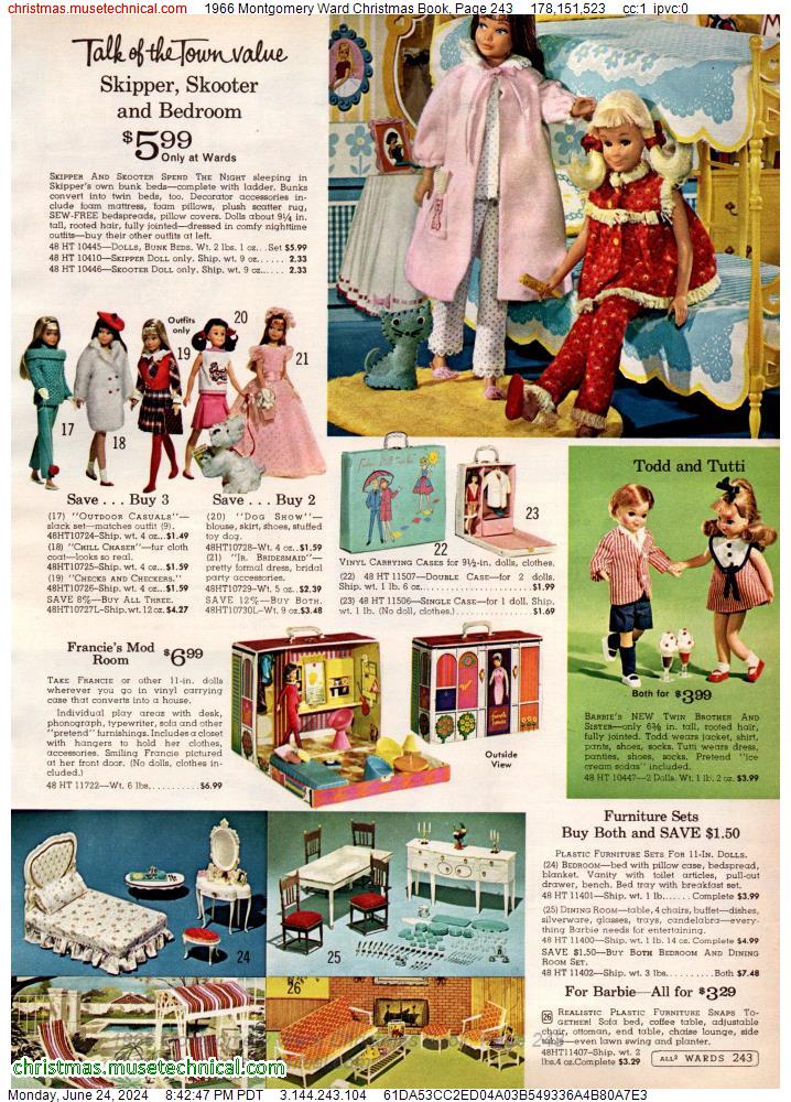 1966 Montgomery Ward Christmas Book, Page 243