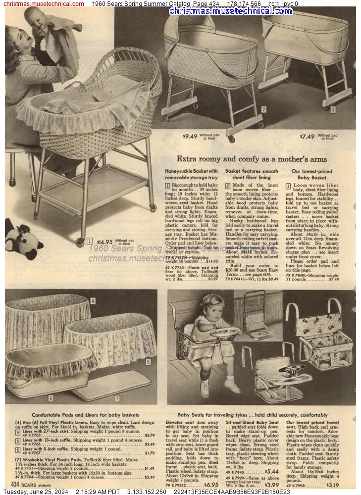 1960 Sears Spring Summer Catalog, Page 434