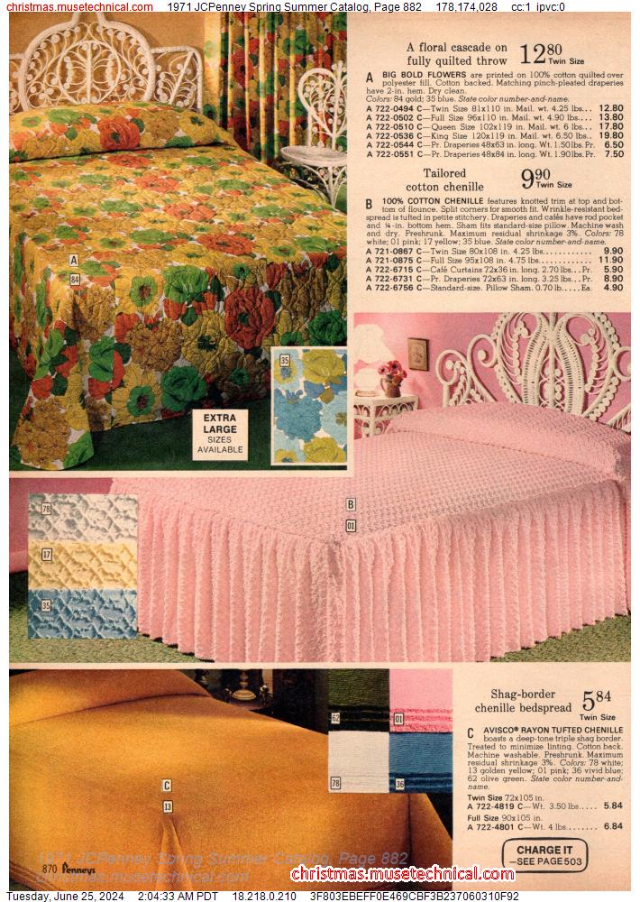 1971 JCPenney Spring Summer Catalog, Page 882