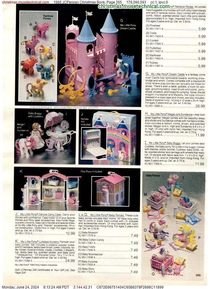 1985 JCPenney Christmas Book, Page 355