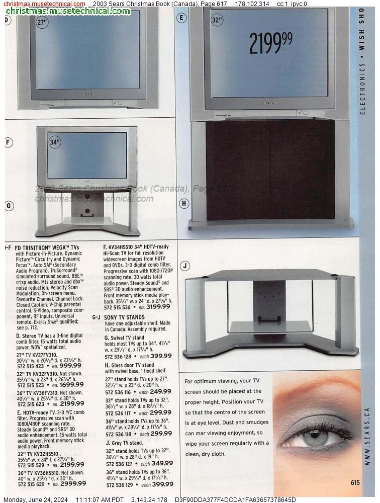 2003 Sears Christmas Book (Canada), Page 617