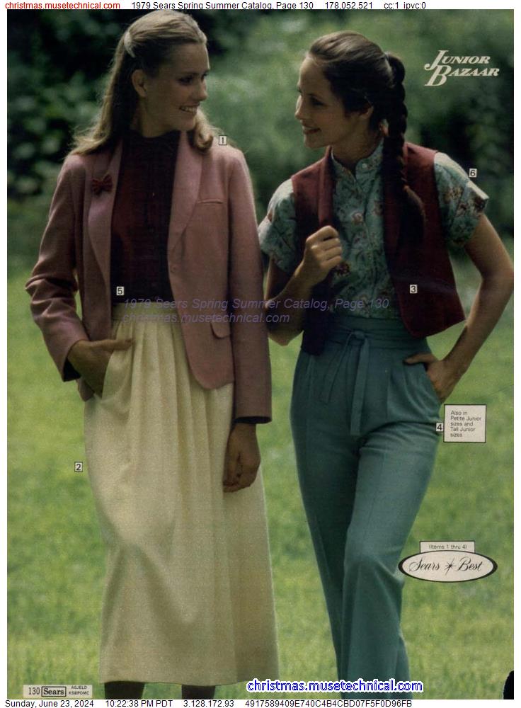 1979 Sears Spring Summer Catalog, Page 130