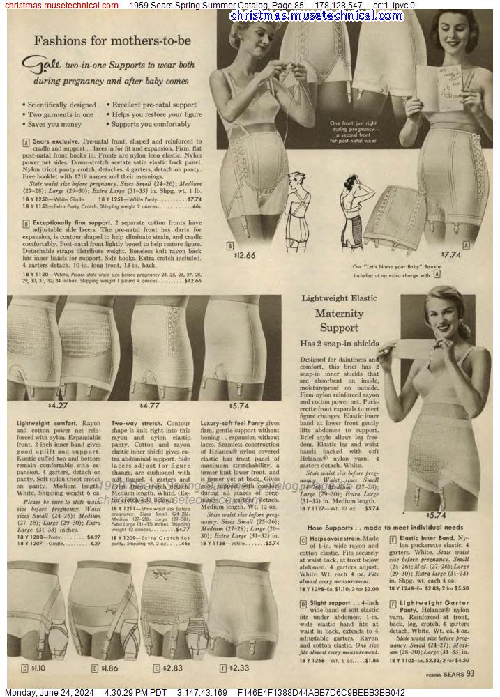 1959 Sears Spring Summer Catalog, Page 85
