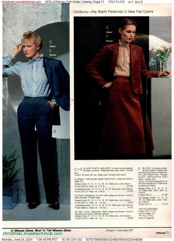1979 JCPenney Fall Winter Catalog, Page 71