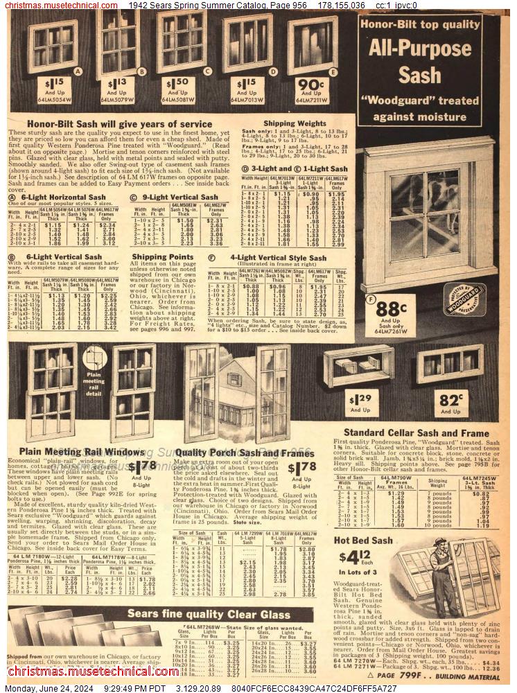1942 Sears Spring Summer Catalog, Page 956