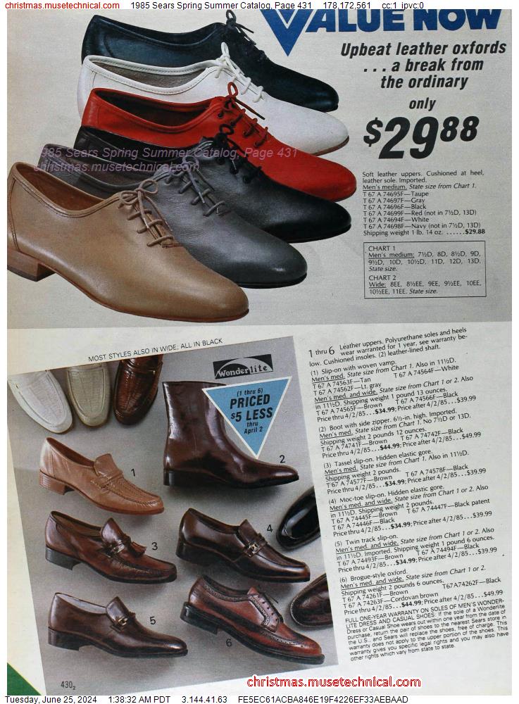 1985 Sears Spring Summer Catalog, Page 431