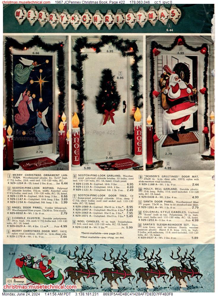 1967 JCPenney Christmas Book, Page 422
