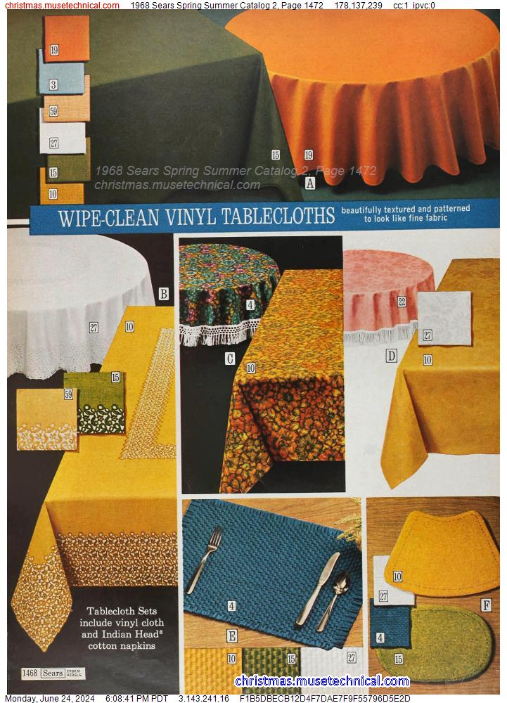 1968 Sears Spring Summer Catalog 2, Page 1472