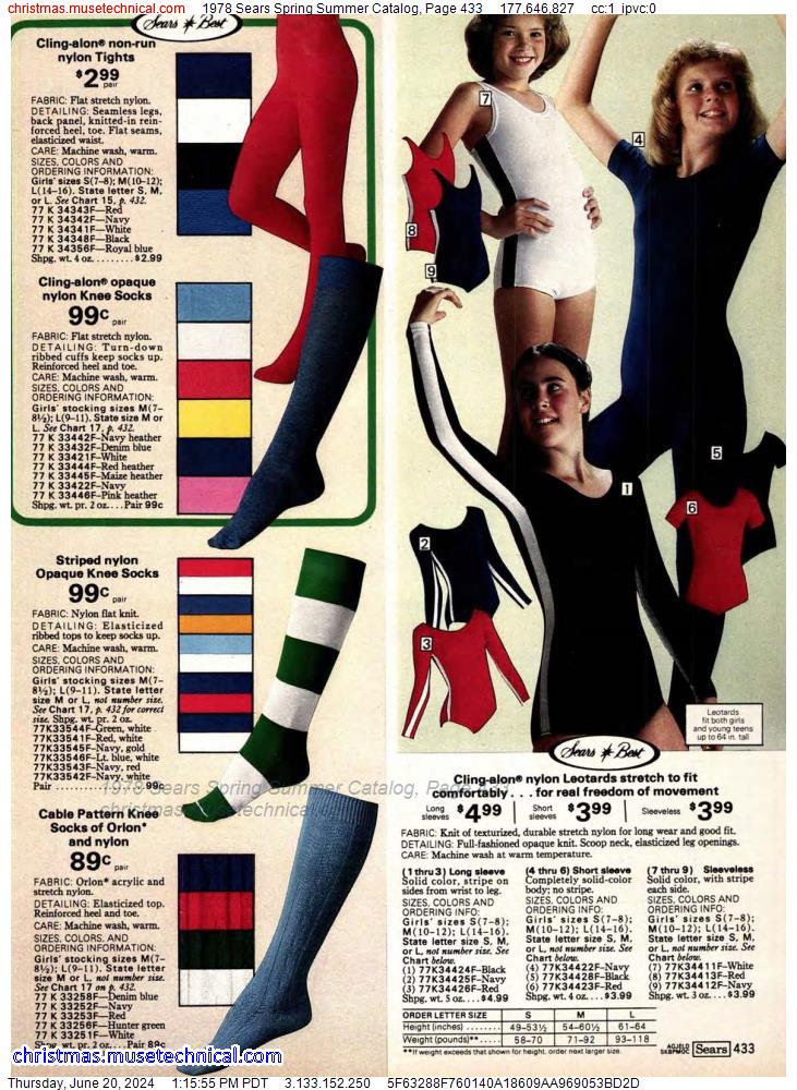 1978 Sears Spring Summer Catalog, Page 433