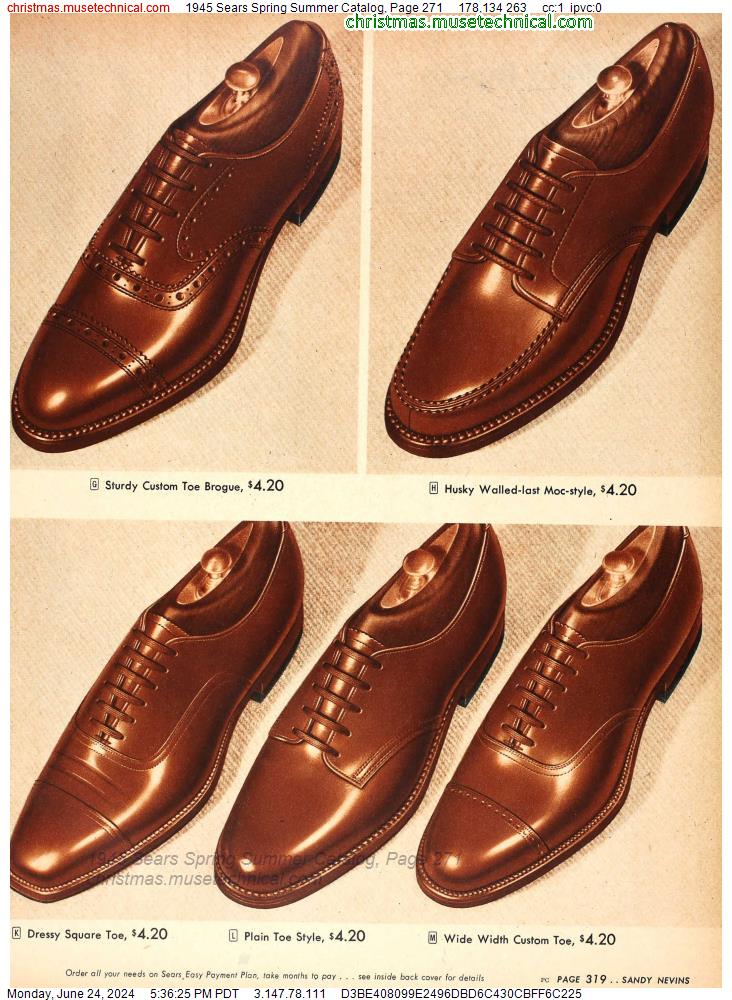 1945 Sears Spring Summer Catalog, Page 271
