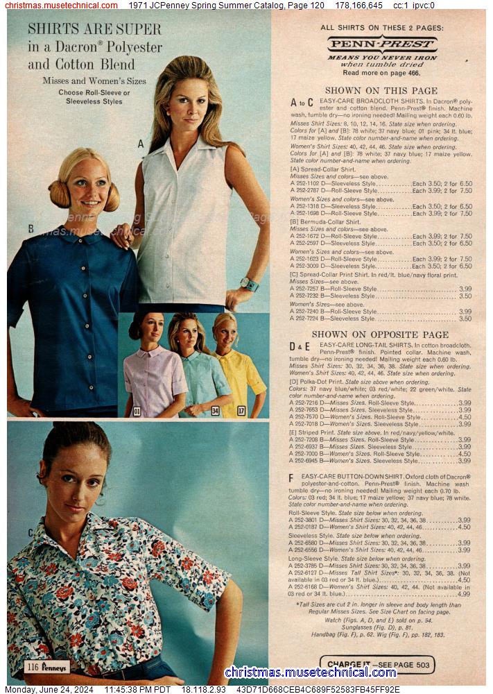 1971 JCPenney Spring Summer Catalog, Page 120