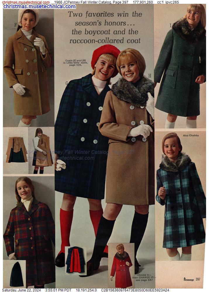 1966 JCPenney Fall Winter Catalog, Page 397