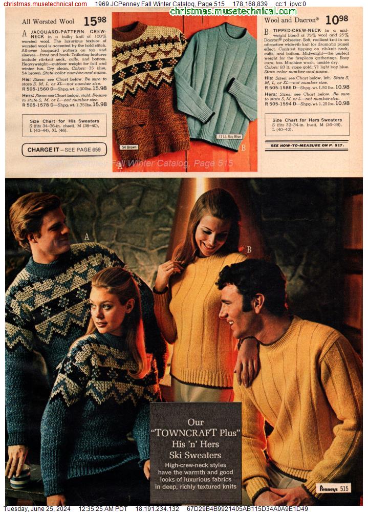 1969 JCPenney Fall Winter Catalog, Page 515