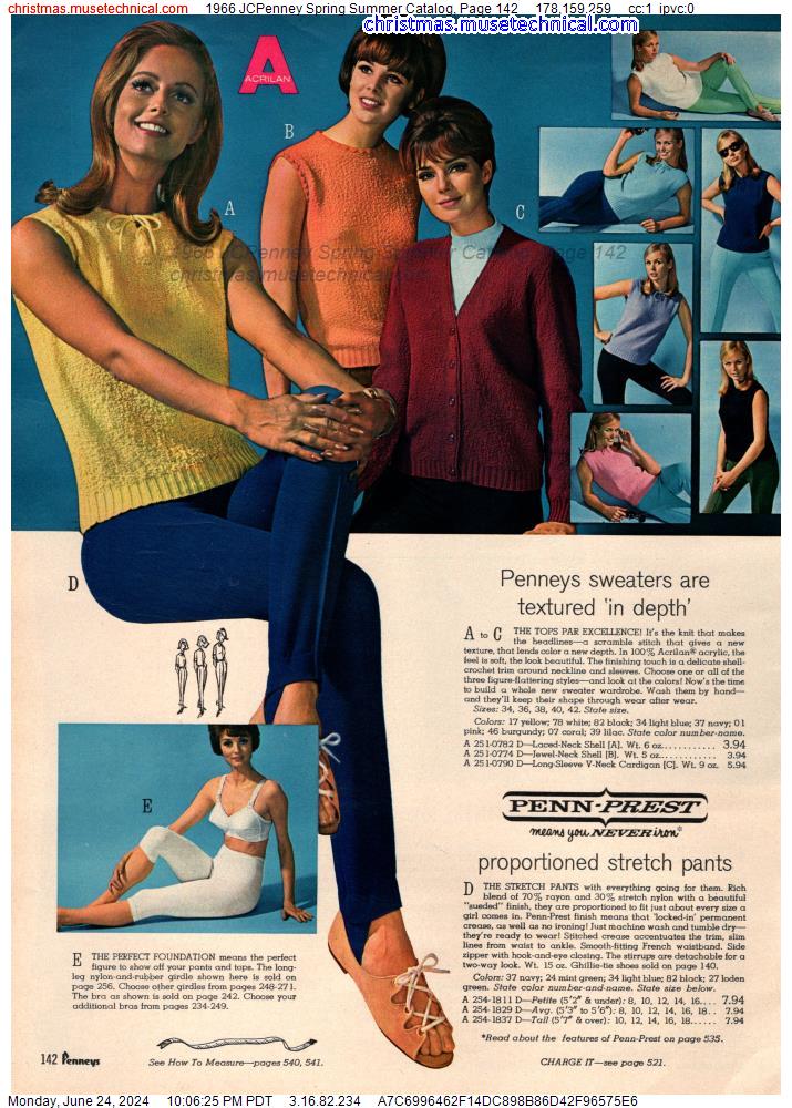 1966 JCPenney Spring Summer Catalog, Page 142
