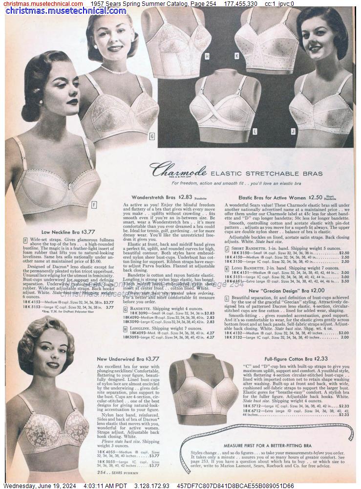 1957 Sears Spring Summer Catalog, Page 254