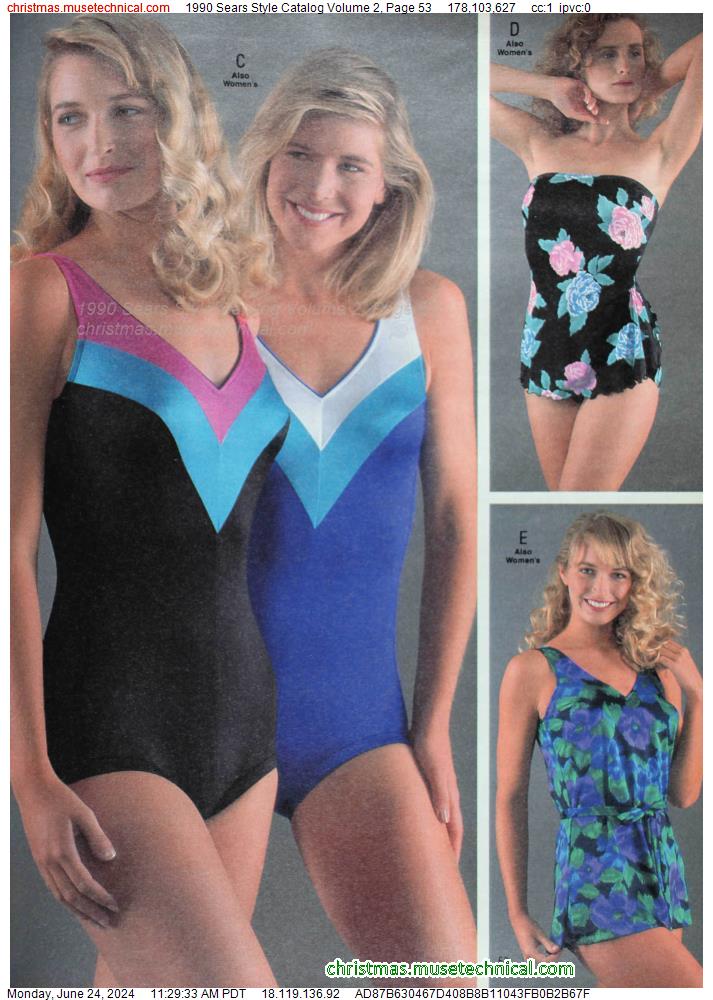 1990 Sears Style Catalog Volume 2, Page 53