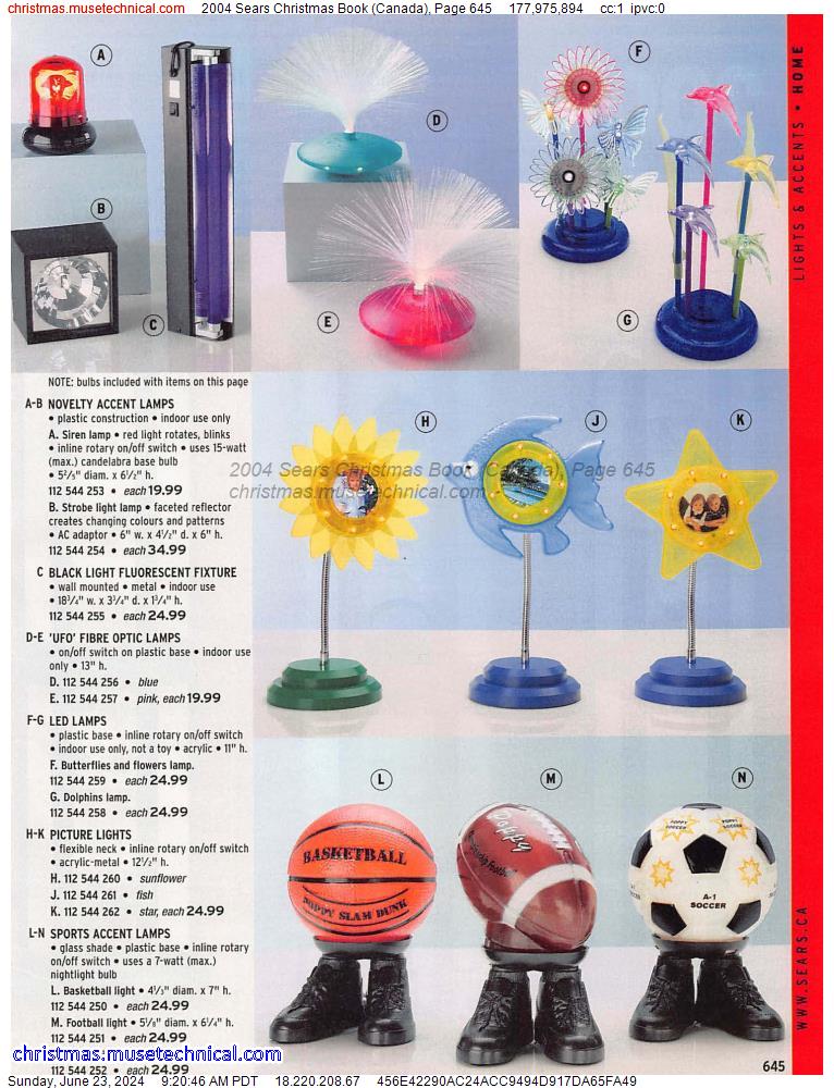 2004 Sears Christmas Book (Canada), Page 645