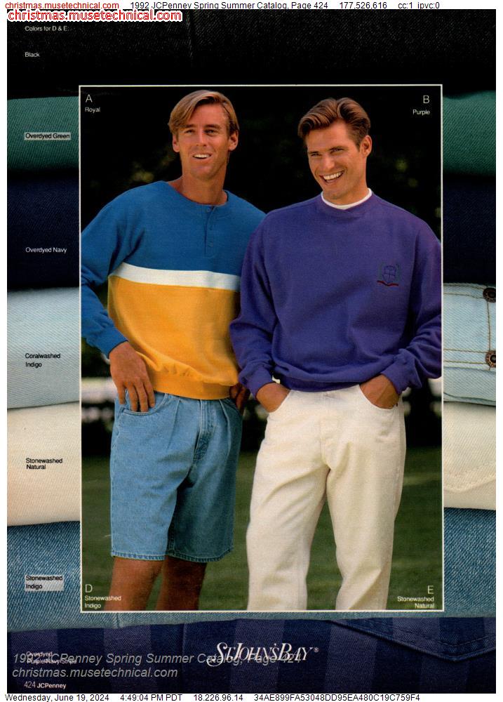 1992 JCPenney Spring Summer Catalog, Page 424