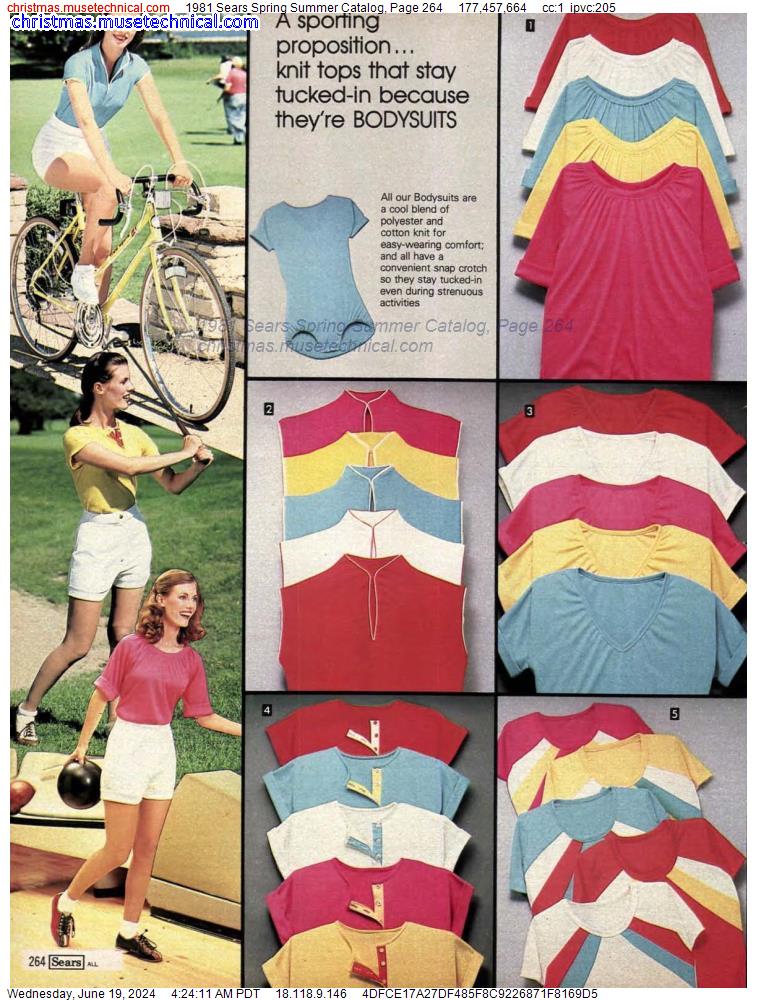 1981 Sears Spring Summer Catalog, Page 264