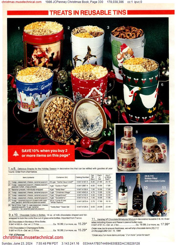 1986 JCPenney Christmas Book, Page 330