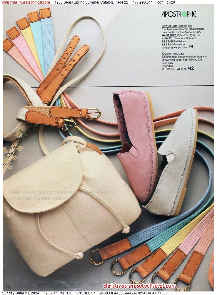 1988 Sears Spring Summer Catalog, Page 22