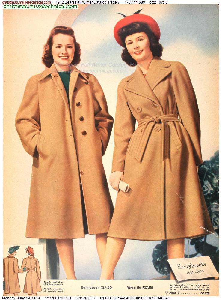 1942 Sears Fall Winter Catalog, Page 7