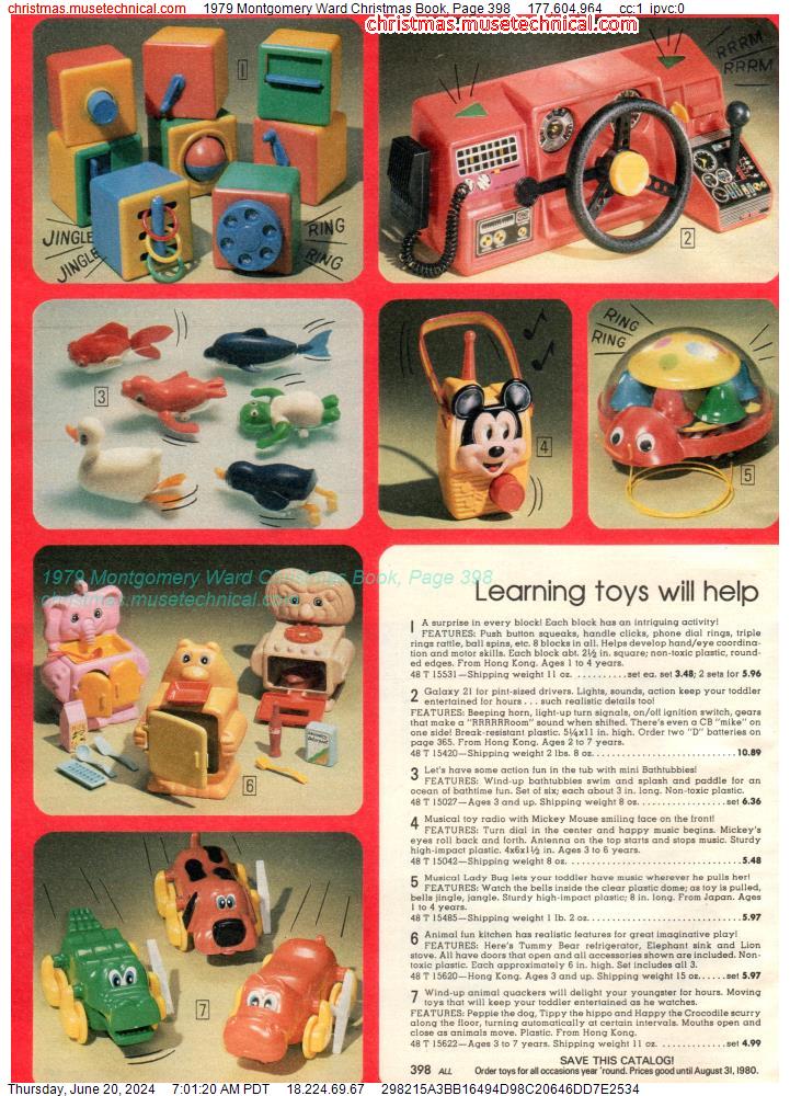 1979 Montgomery Ward Christmas Book, Page 398