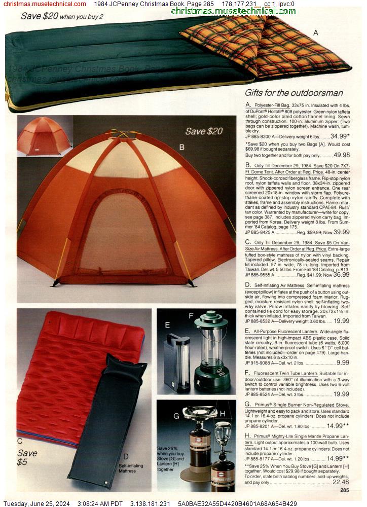 1984 JCPenney Christmas Book, Page 285