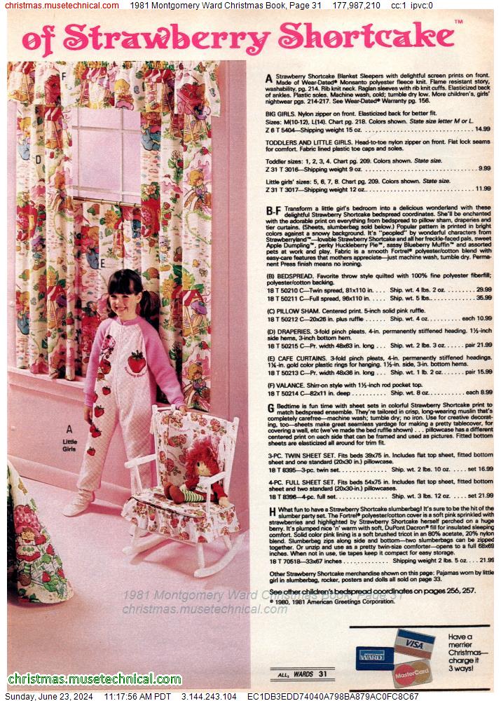1981 Montgomery Ward Christmas Book, Page 31