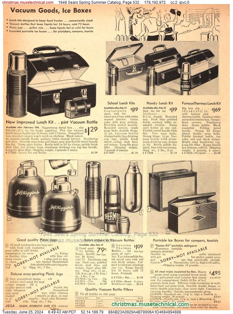 1946 Sears Spring Summer Catalog, Page 532