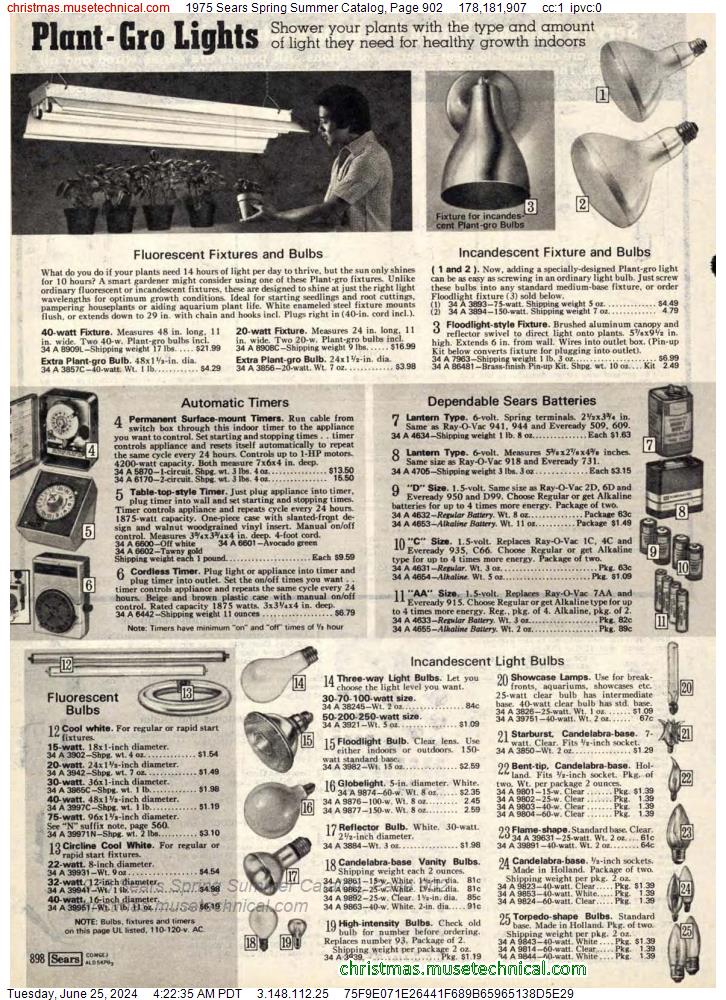 1975 Sears Spring Summer Catalog, Page 902