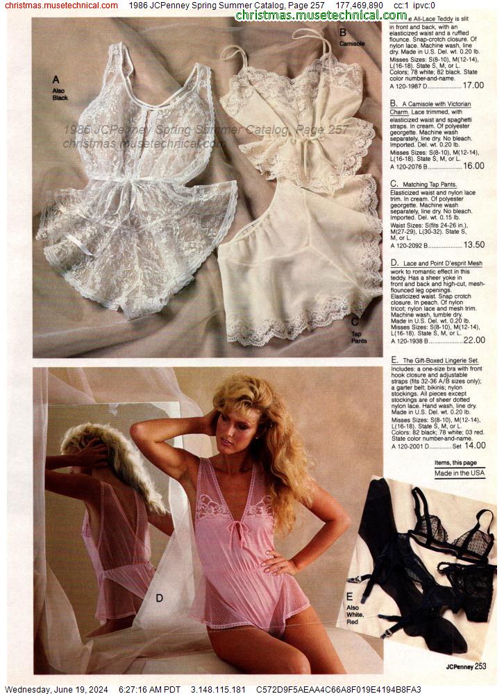 1986 JCPenney Spring Summer Catalog, Page 257