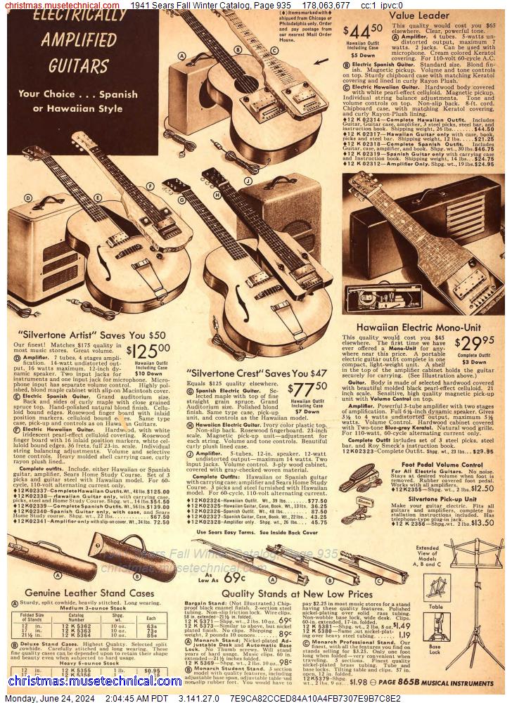1941 Sears Fall Winter Catalog, Page 935