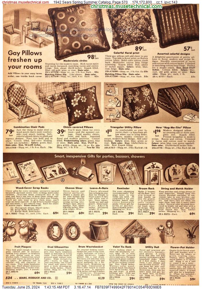 1942 Sears Spring Summer Catalog, Page 570