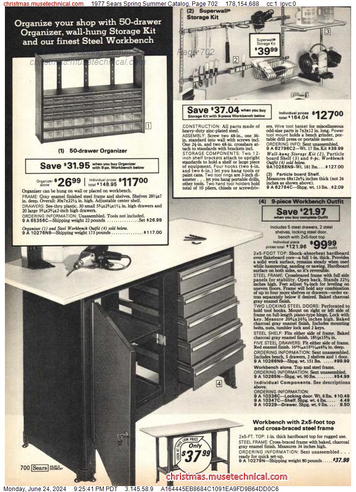 1977 Sears Spring Summer Catalog, Page 702