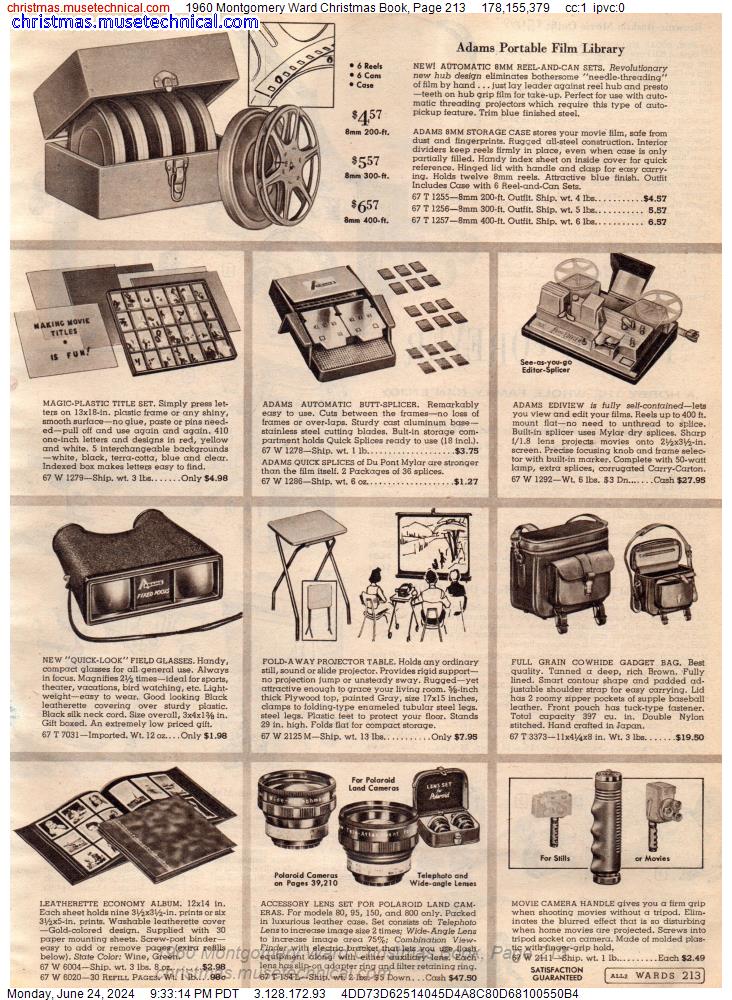 1960 Montgomery Ward Christmas Book, Page 213