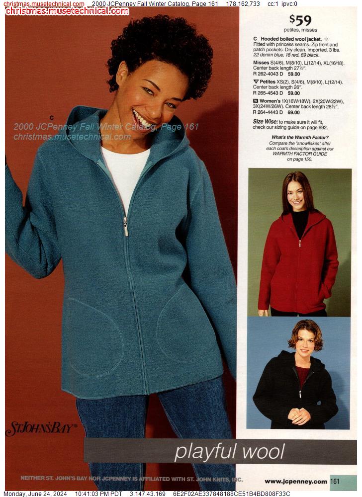 2000 JCPenney Fall Winter Catalog, Page 161