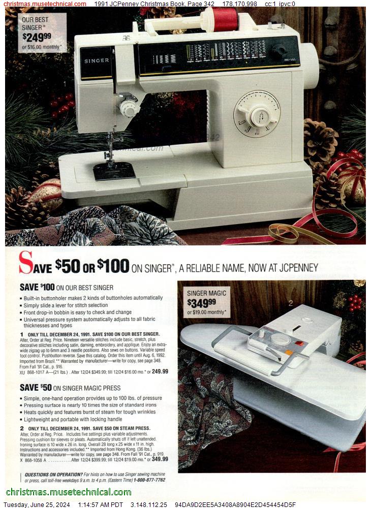 1991 JCPenney Christmas Book, Page 342