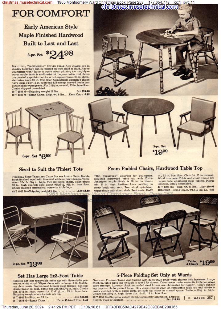 1965 Montgomery Ward Christmas Book, Page 253