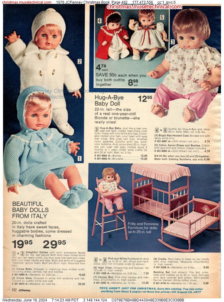 1976 JCPenney Christmas Book, Page 492