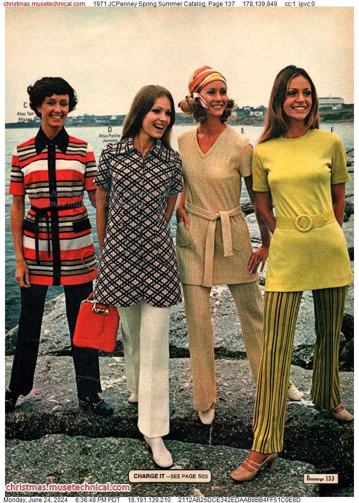 1971 JCPenney Spring Summer Catalog, Page 137