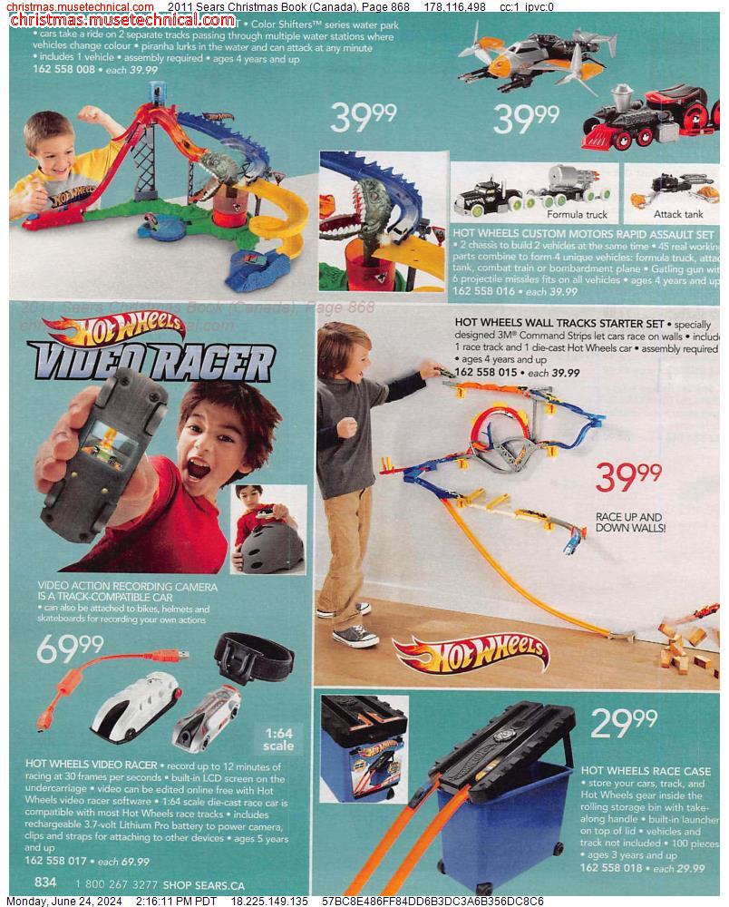 2011 Sears Christmas Book (Canada), Page 868