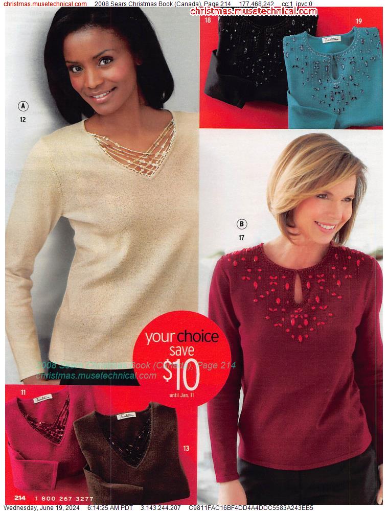2008 Sears Christmas Book (Canada), Page 214