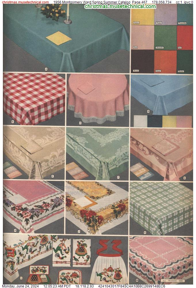 1956 Montgomery Ward Spring Summer Catalog, Page 467