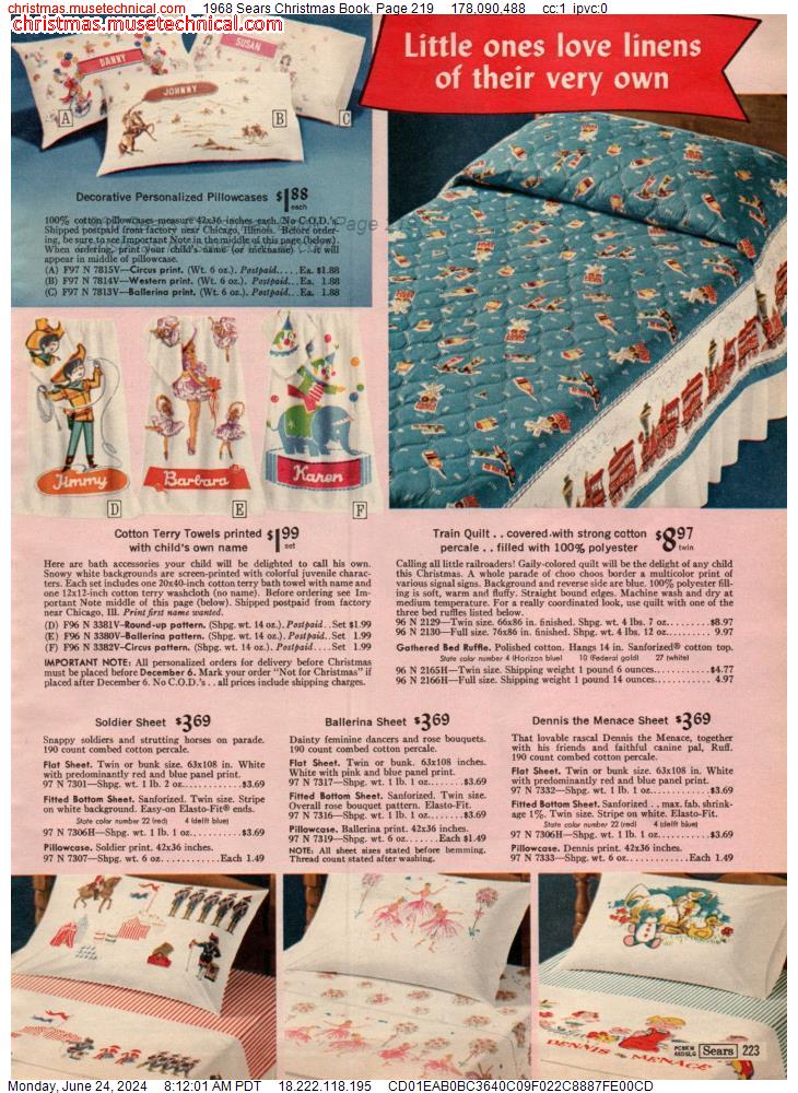 1968 Sears Christmas Book, Page 219